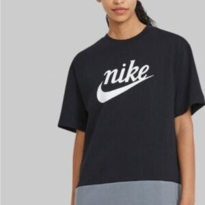 Nike Sportswear Varsity T-Shirt Dress CJ3715-010 Size‎ Large NWT MSRP $55